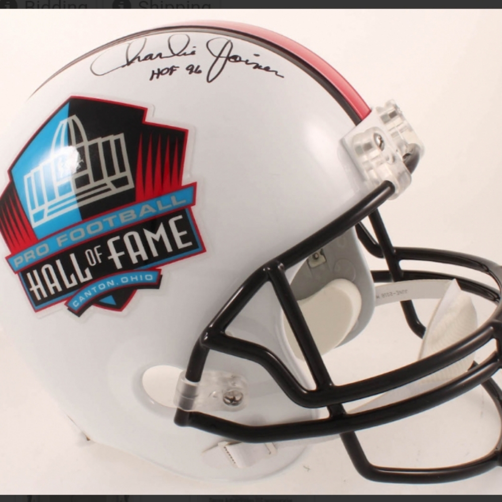 Autographed Charlie Joyner Hall of Fame full size